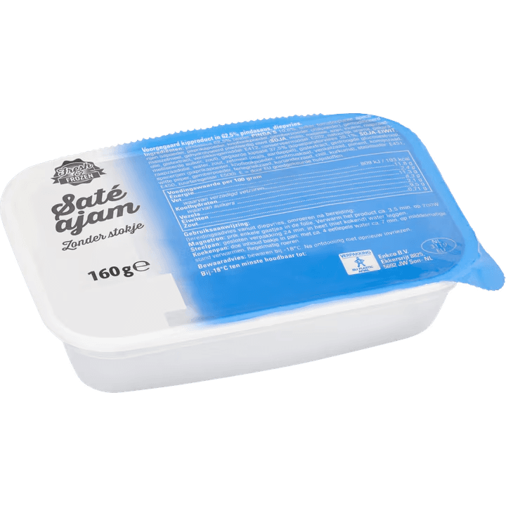4 pakken Fresh & Frozen Saté Ajam blokjes 160g