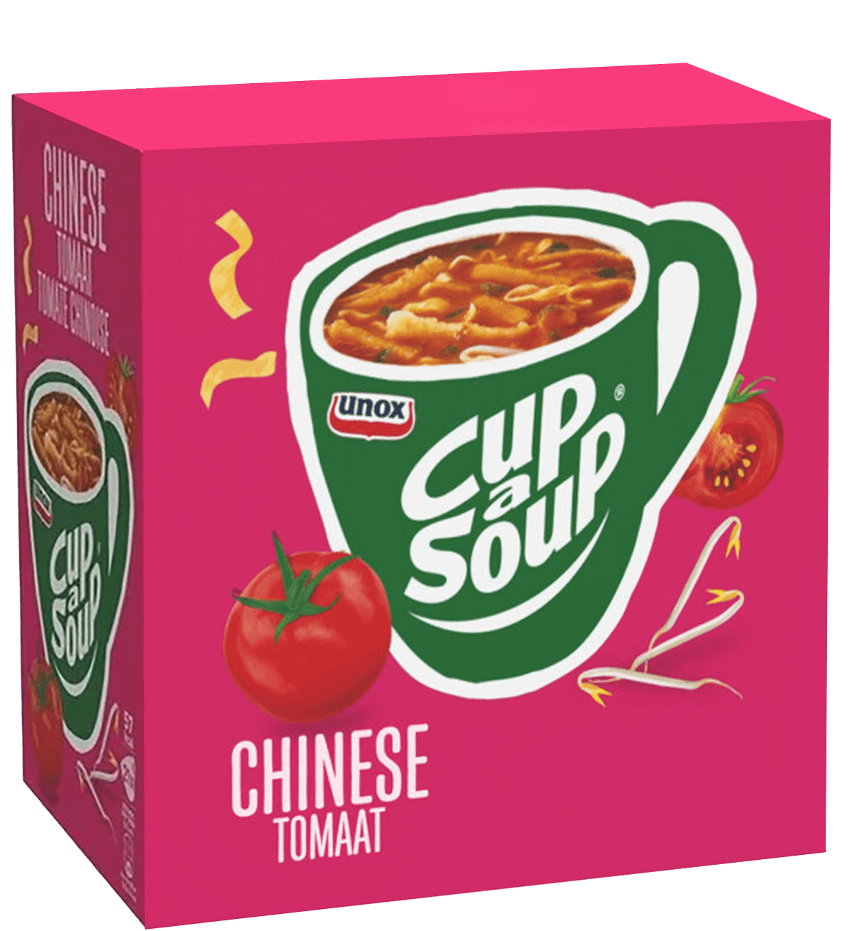 2 pakken Unox Cup a Soup Chinese tomaat 10x17 GR